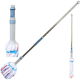 Set mop cu benzi, absorbant, din microfibra, 35.5 x 20 CM, cu stoarcere pe maner si coada metalica 103.5 CM